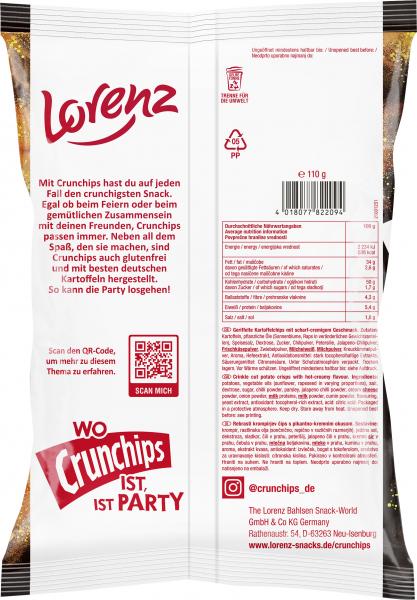 Lorenz Crunchips Wow Jalapeno & Cream Cheese