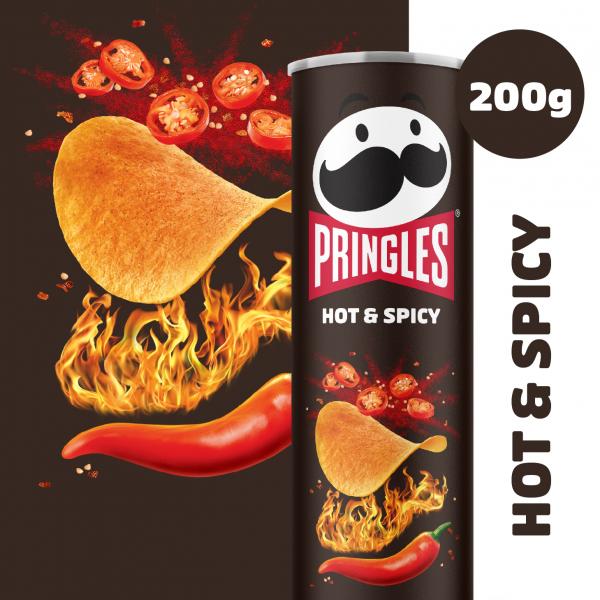 Pringles Hot & Spicy Chips 