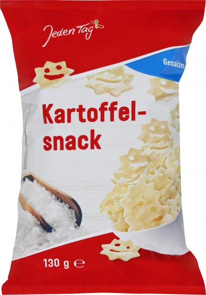 Jeden Tag Kartoffelsnack gesalzen
