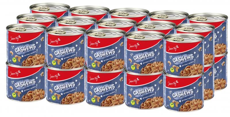 Jeden Tag Cashews geröstet & gesalzen