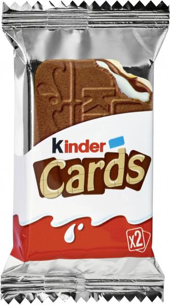 Kinder Cards Kekse mit Milch und Kakao 2er