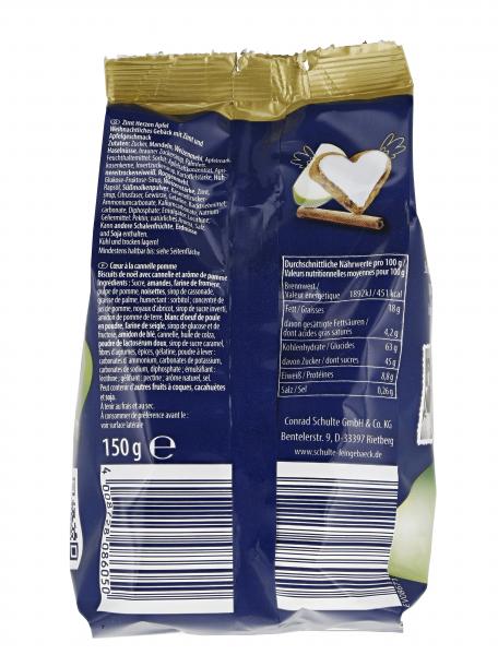 Schulte Feingebäck Zimt Herzen Apfel