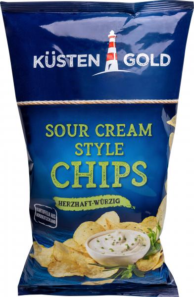 Küstengold Chips Sour Cream Style herzhaft-würzig