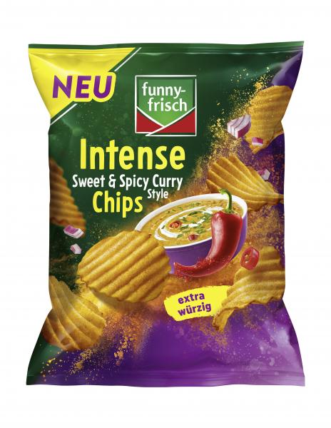 Funny Intense Chips Sweet & Spicy Curry Style