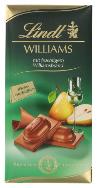 Lindt Vollmilch-Schokolade Williams