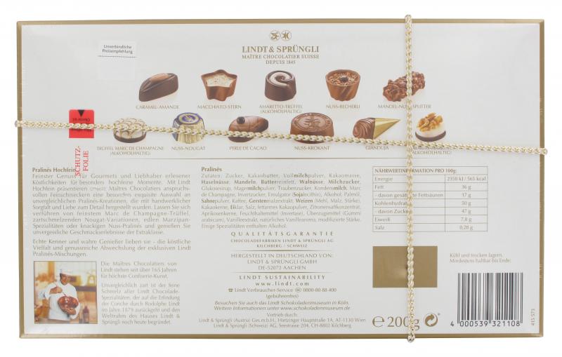 Lindt Pralinés hochfein