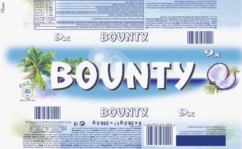 Bounty Schokoriegel Multipack