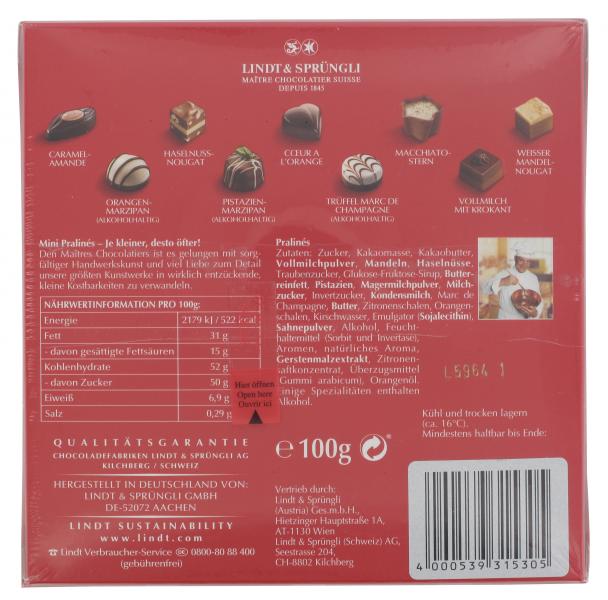Lindt Herzlichen Glückwunsch Mini Pralinés