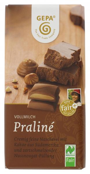 Gepa Bio Praliné Schokolade Vollmilch