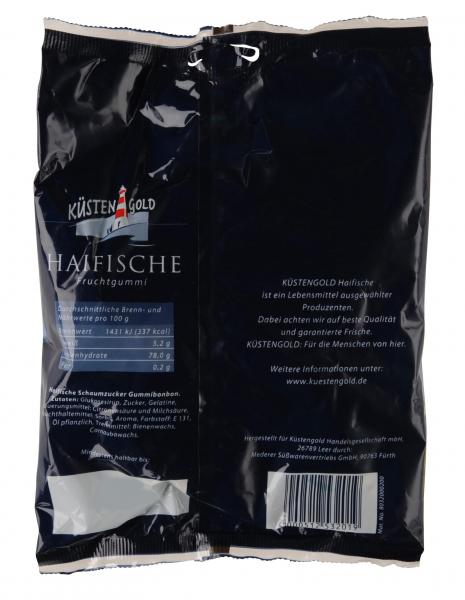 Küstengold Haifische Fruchtgummi