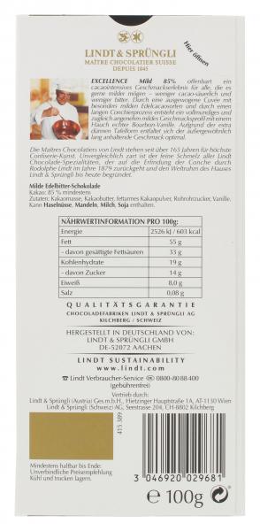 Lindt Excellence Edelbitter mild 85% Cacao