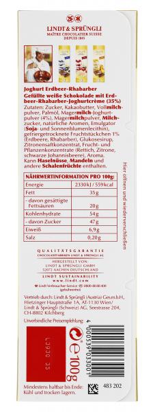 Lindt Joghurt Erdbeer-Rhabarber 