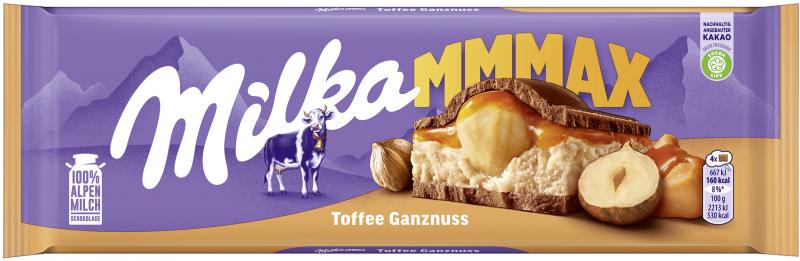 Milka XXL Tafel Toffee Ganznuss