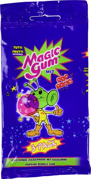 Magic Gum Tutti Frutti mit Pop Rocks