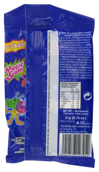 Magic Gum Tutti Frutti mit Pop Rocks