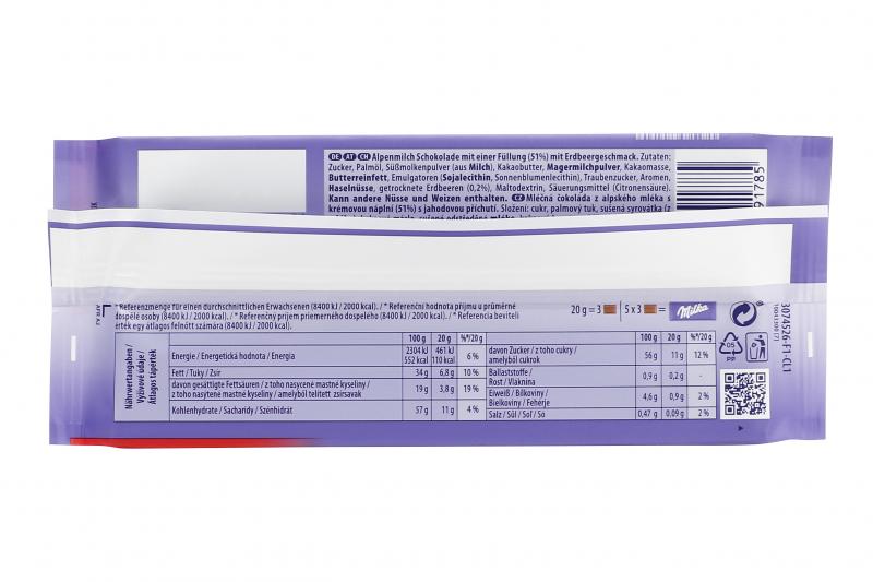 Milka Tafel Erdbeer-Joghurt