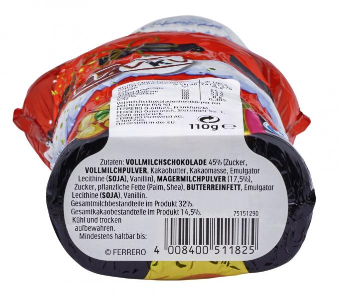 Kinder Schokolade Weihnachtsmann