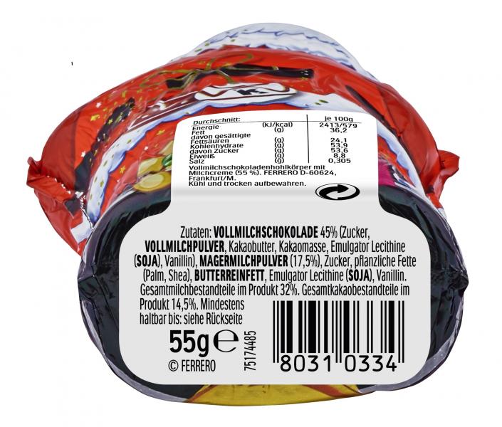 Kinder Schokolade Weihnachtsmann