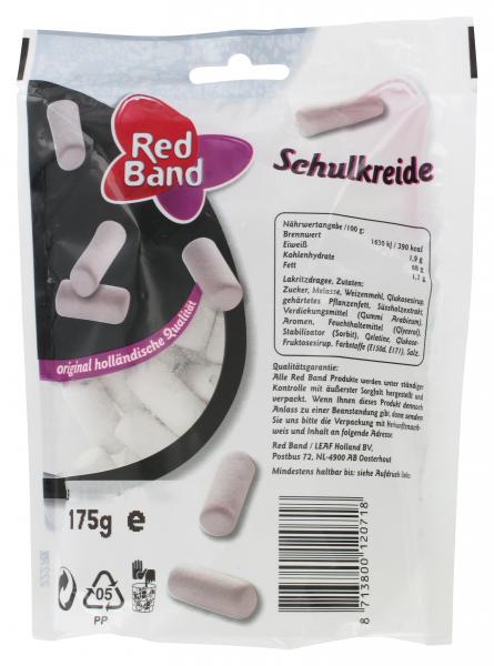 Red Band Schulkreide Lakritzkonfekt