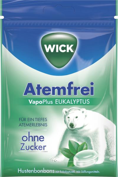 Wick Atemfrei Halsbonbons Eukalyptus ohne Zucker