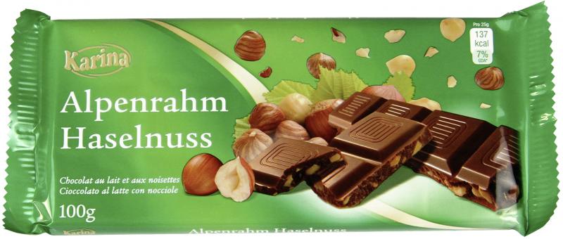 Karina Alpenrahm Haselnuss Schokolade