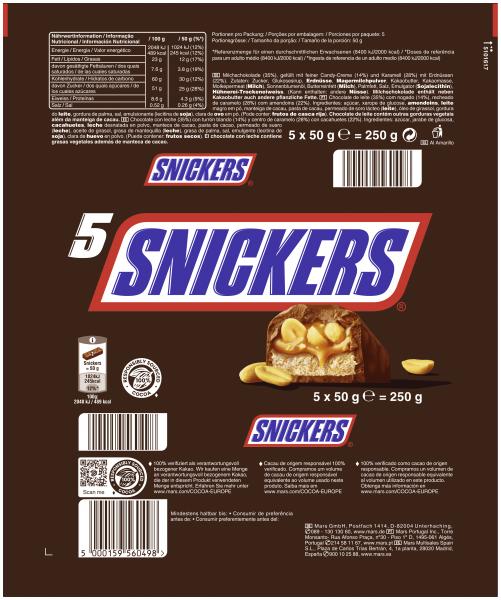 Snickers Schokoriegel Multipack