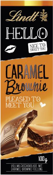 Lindt Hello Caramel Brownie Tafel