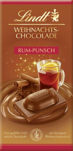 Lindt Weihnachts-Chocolade Rum-Punsch