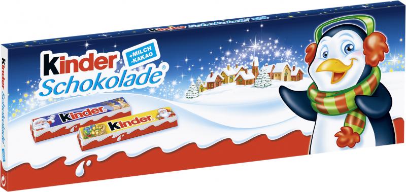 Kinder Schokolade Riegel Weihnachten
