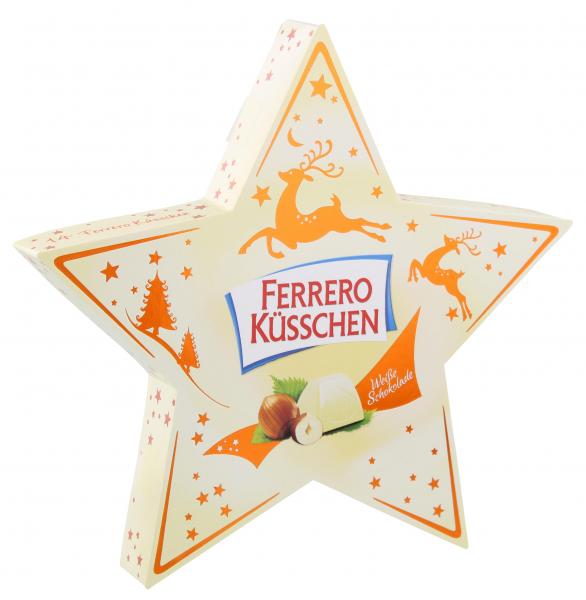 Ferrero Küsschen Stern weiße Schokolade