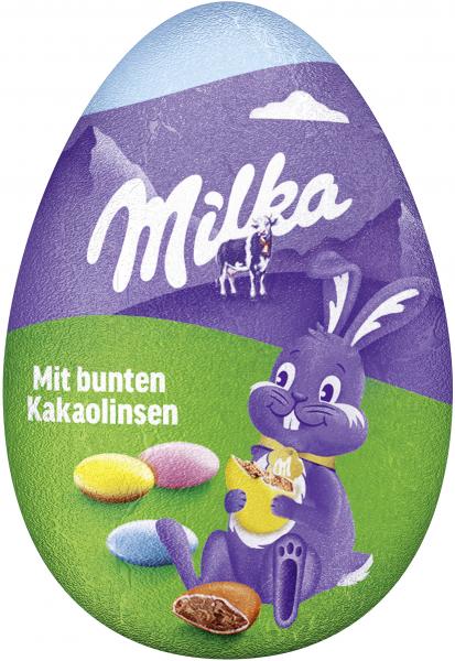 Milka Oster-Ei mit Schoko-Linsen