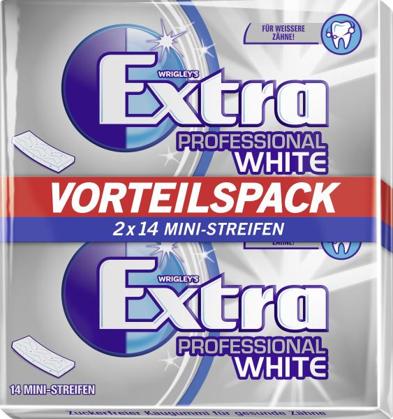 Extra Professional White Streifen Kaugummi Multipack