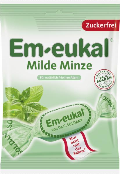 Em-eukal Hustenbonbons milde Minze zuckerfrei