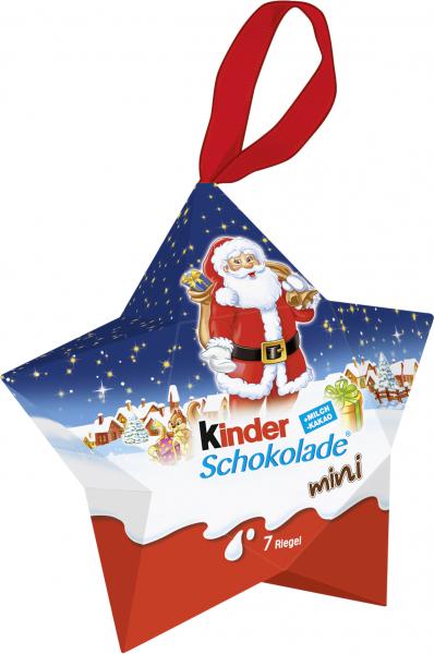 Kinder Schokolade Mini Stern