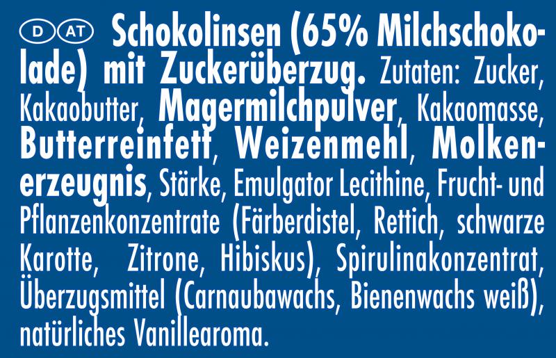 Nestlé Smarties Riesenrolle bunte Schokolinsen große Rolle
