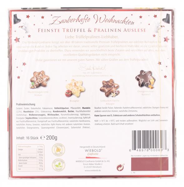 Wiebold Confiserie Trüffel-Sterne & Pralinen Auslese