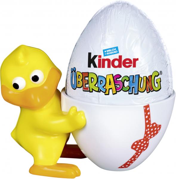 Kinder Überraschung mit Eierbecher