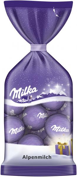 Milka Weihnachtskugeln Alpenmilch