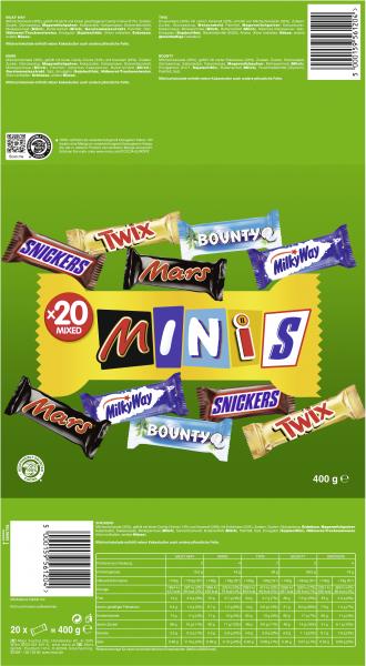 Mars Mixed Minis Schokoriegel