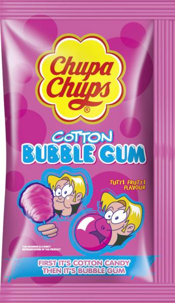 Chupa Chups Cotton Bubble Gum Tutti Frutti