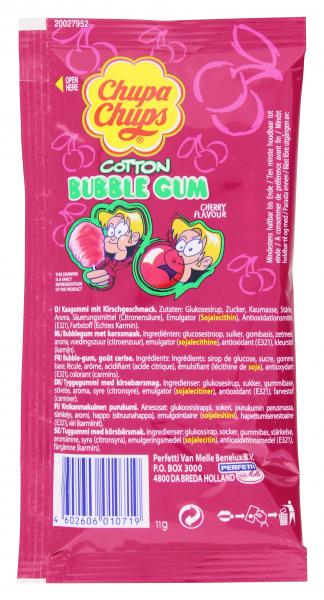 Chupa Chups Cotton Bubble Gum Kirschgeschmack