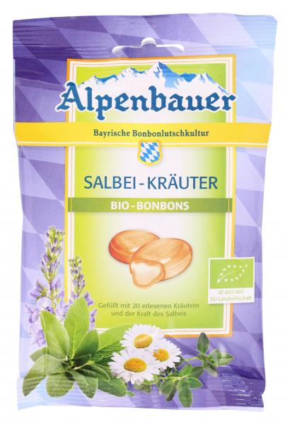 Alpenbauer Bio Bonbons Salbei-Kräuter
