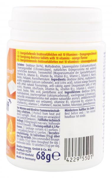 Dextro Energy Kraftstoff Orange