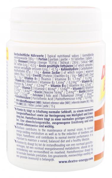 Dextro Energy Kraftstoff Orange