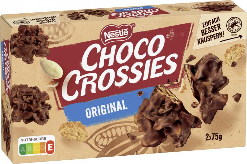 Nestlé Choco Crossies Original Cornflakes und Mandeln mit Milchschokolade