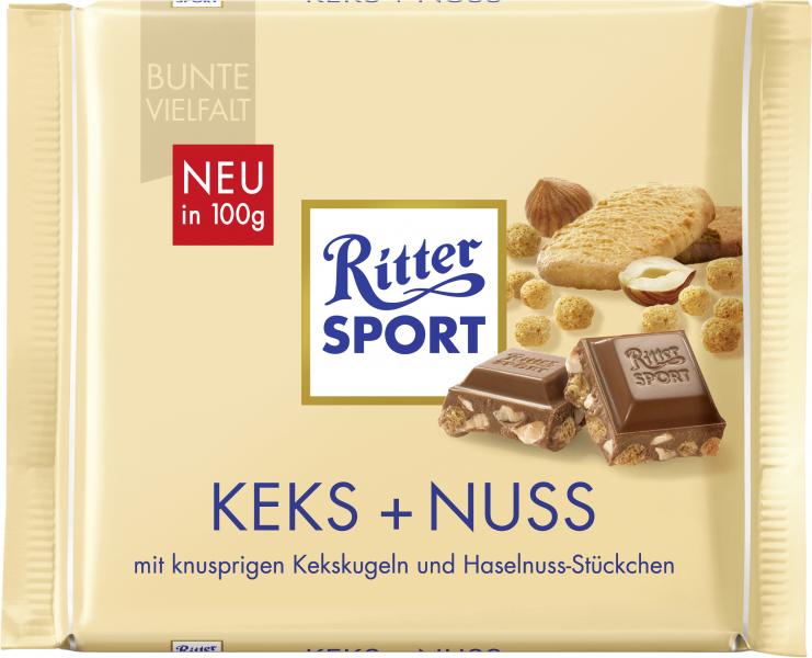 Ritter Sport Bunte Vielfalt Keks + Nuss