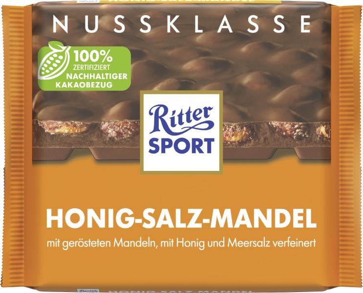 Ritter Sport Nussklasse Honig-Salz-Mandel