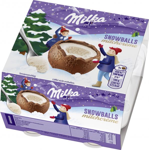 Milka Snowballs Milchcreme
