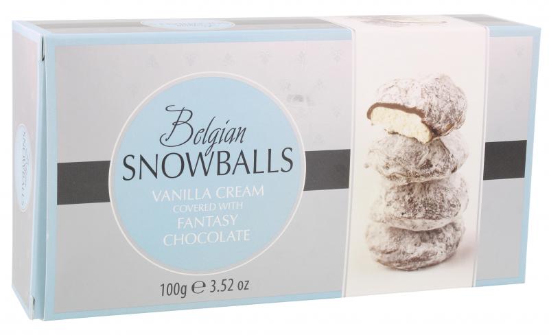Belgian Snowballs mit Vanillecremefüllung