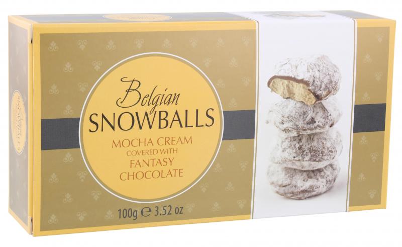 Belgian Snowballs mit Moccacremefüllung